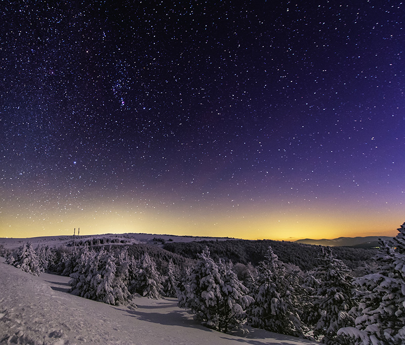 Orion sur les Cévennes